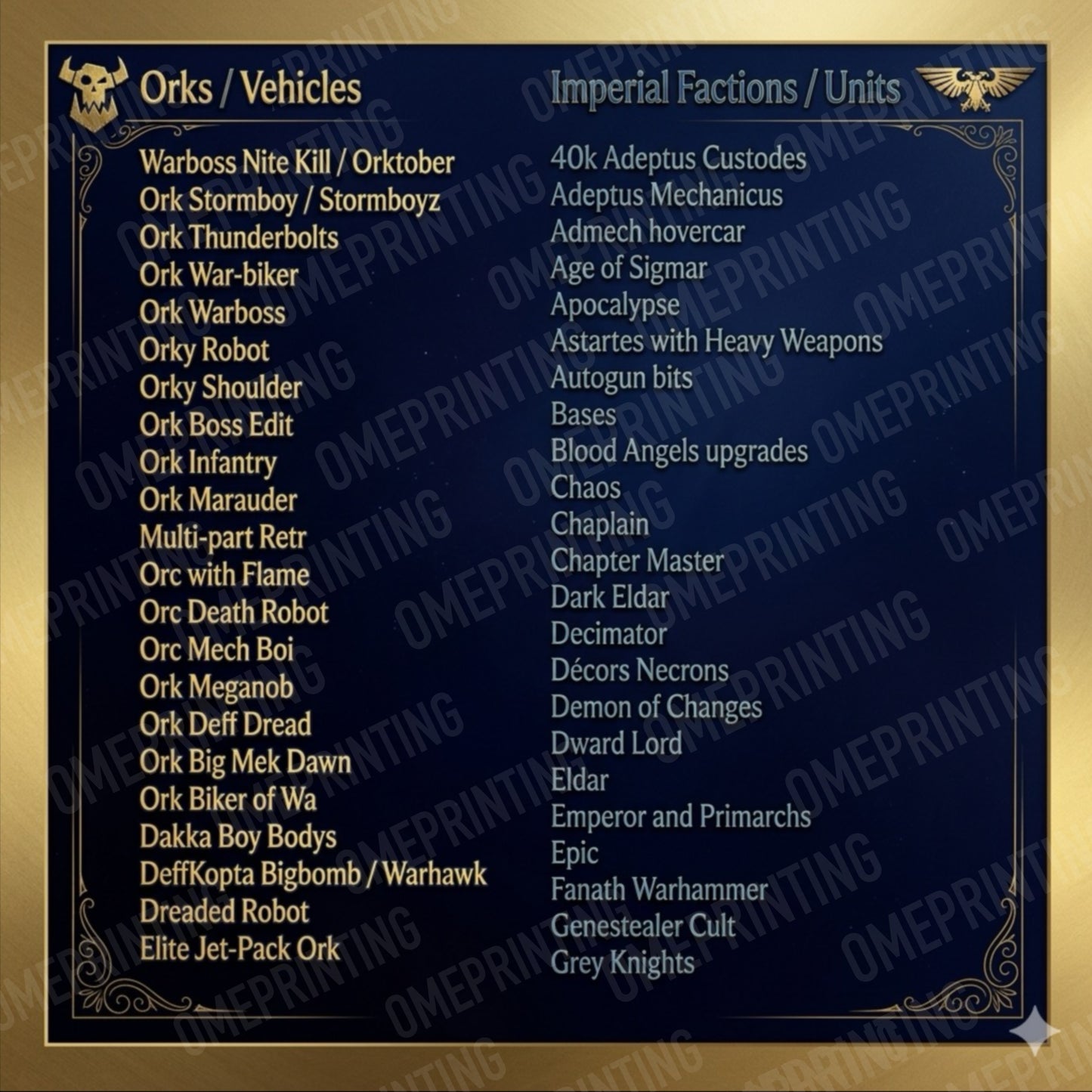 10,000 Warhammer STL Models | 2600GB | NEW UPDATE | All Factions | All Game Systems | Instant Download | Lifetime Access