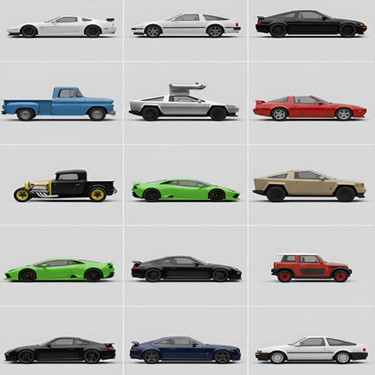 1000 GB+ Car STL Models Bundle | 3D Print Files (Digital Download)