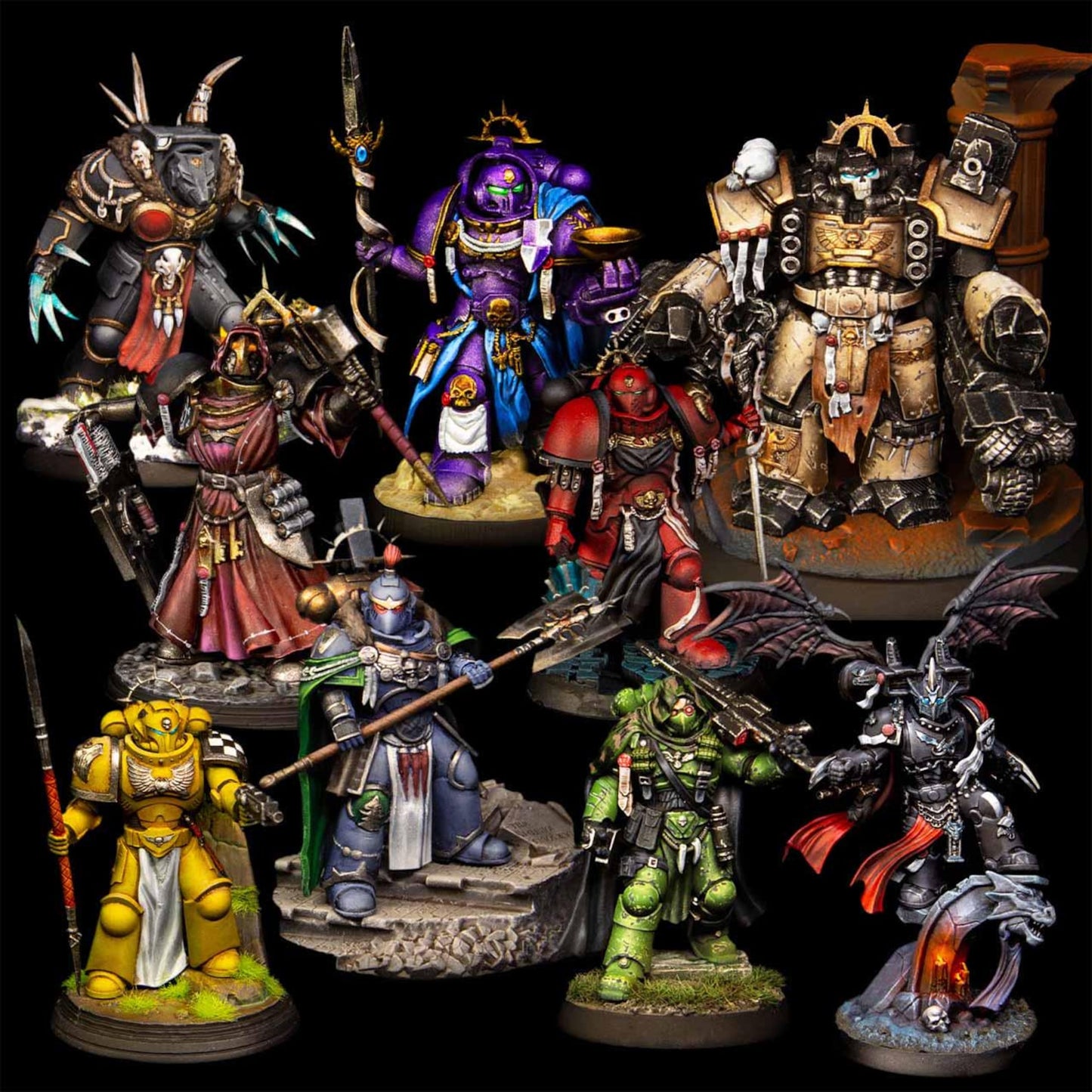 10.000 Warhammer STL Mega Pack – Space Marines, Chaos, Tyranids, and mour
