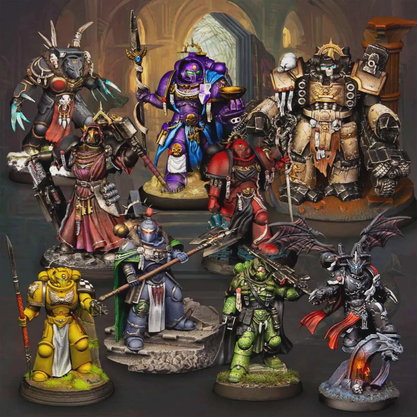 10.000 Warhammer STL Mega Pack – Space Marines, Chaos, Tyranids, and mour