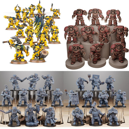 +3700GB Warhammer STL pack for 3d printing lifetime access
