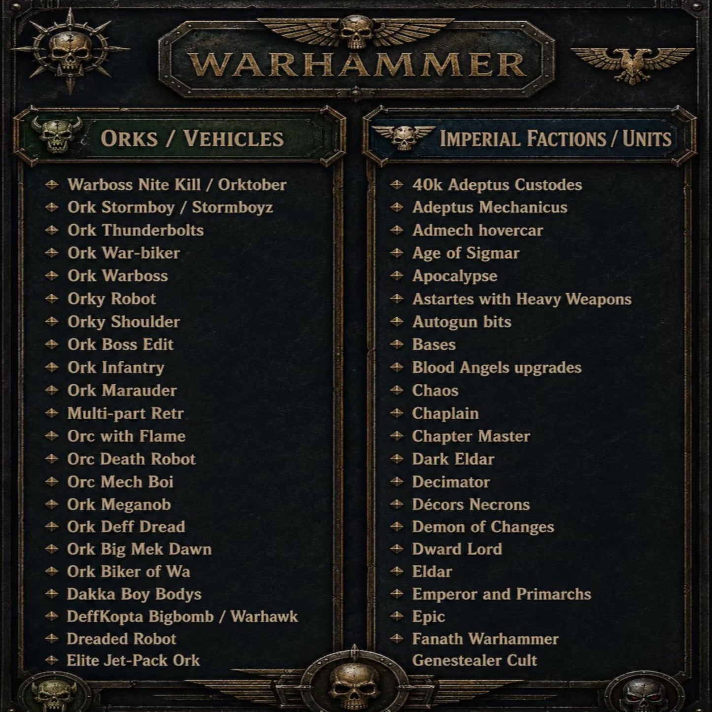 10,000 Warhammer STL Models | 2600GB | NEW UPDATE | All Factions | All Game Systems | Instant Download | Lifetime Access