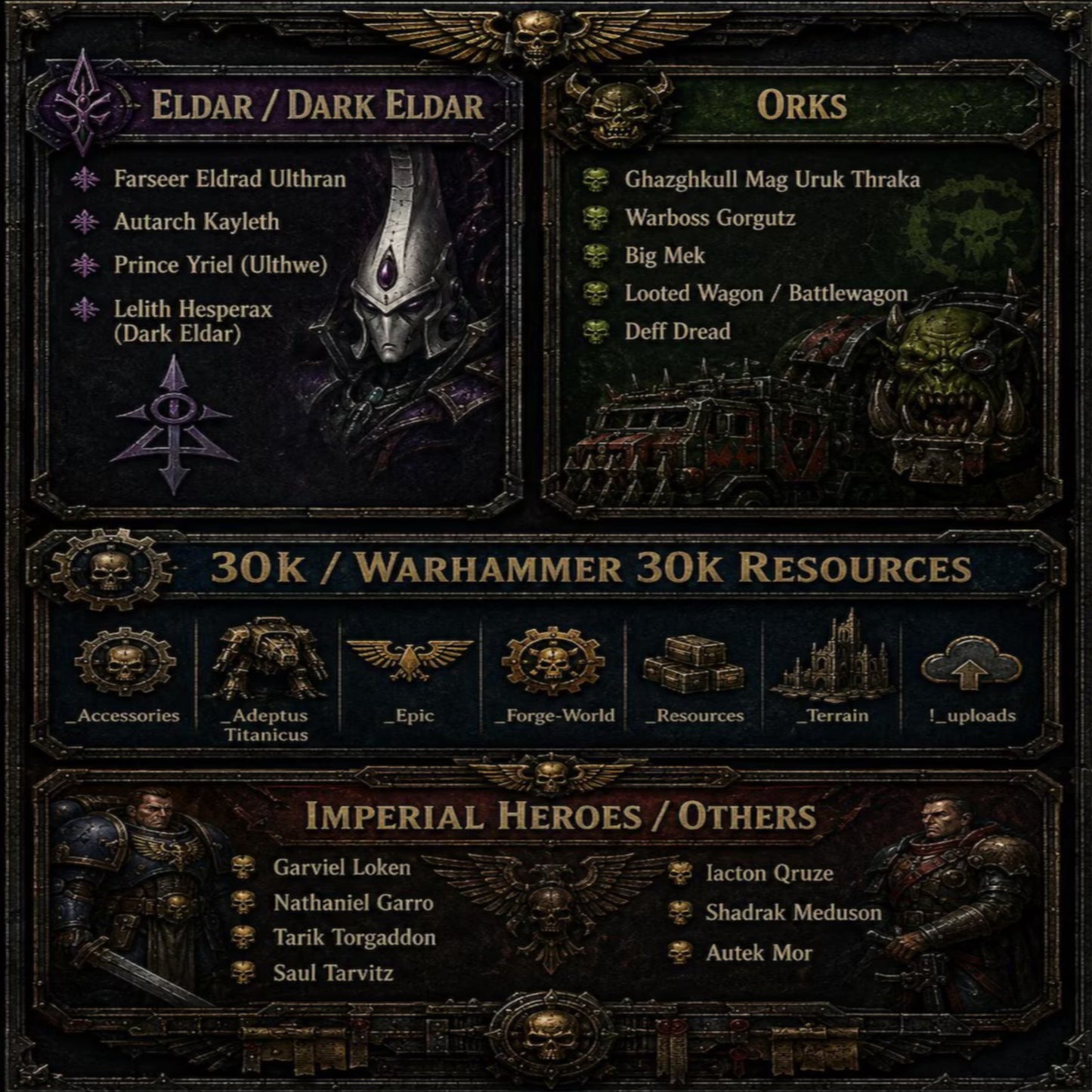 10,000 Warhammer STL Models | 2600GB | NEW UPDATE | All Factions | All Game Systems | Instant Download | Lifetime Access