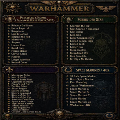 10,000 Warhammer STL Models | 2600GB | NEW UPDATE | All Factions | All Game Systems | Instant Download | Lifetime Access