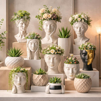 2200+ STL Planter Bundle 3D Printable Flower Pots & Home Decor Digital Download, Modern Designs Collection
