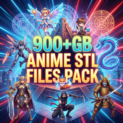 30,000,000+ STL Bundle, 300 TB Mega Collection Commercial Use, 3D Print Files, Miniatures, Terrain, Cosplay, CNC, Instant Download