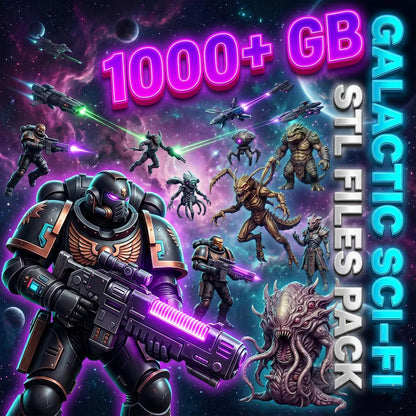 30,000,000+ STL Bundle, 300 TB Mega Collection Commercial Use, 3D Print Files, Miniatures, Terrain, Cosplay, CNC, Instant Download