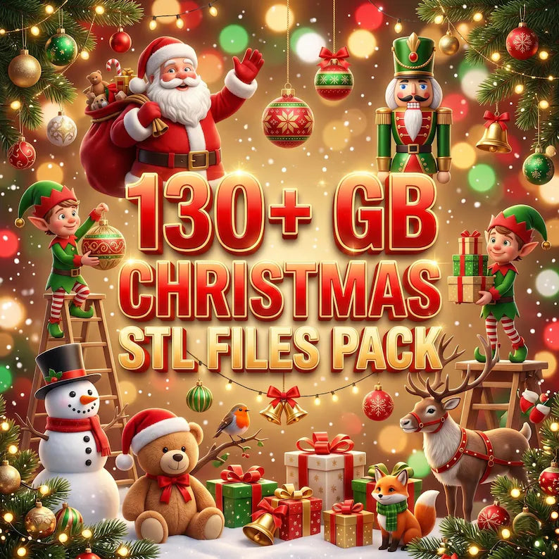 30,000,000+ STL Bundle, 300 TB Mega Collection Commercial Use, 3D Print Files, Miniatures, Terrain, Cosplay, CNC, Instant Download