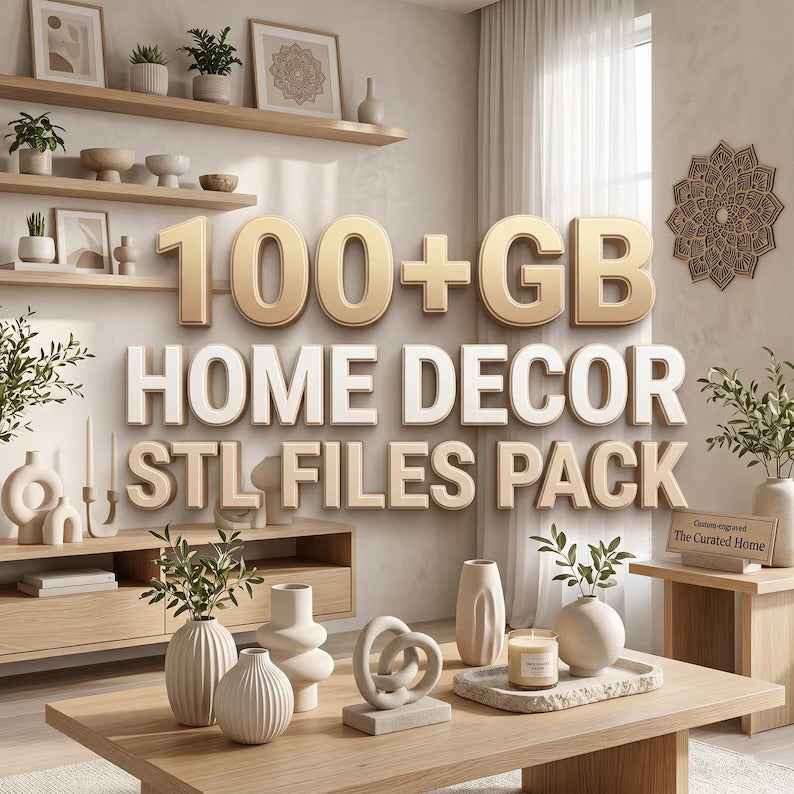 30,000,000+ STL Bundle, 300 TB Mega Collection Commercial Use, 3D Print Files, Miniatures, Terrain, Cosplay, CNC, Instant Download