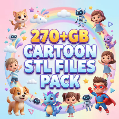 30,000,000+ STL Bundle, 300 TB Mega Collection Commercial Use, 3D Print Files, Miniatures, Terrain, Cosplay, CNC, Instant Download