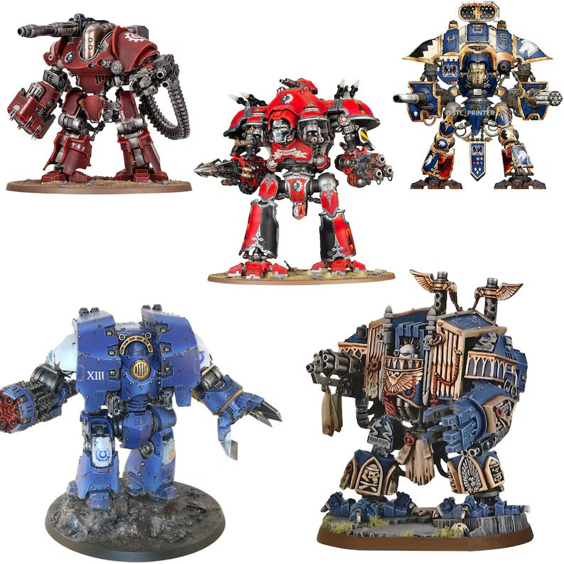 10.000 Warhammer STL Mega Pack – Space Marines, Chaos, Tyranids, and mour