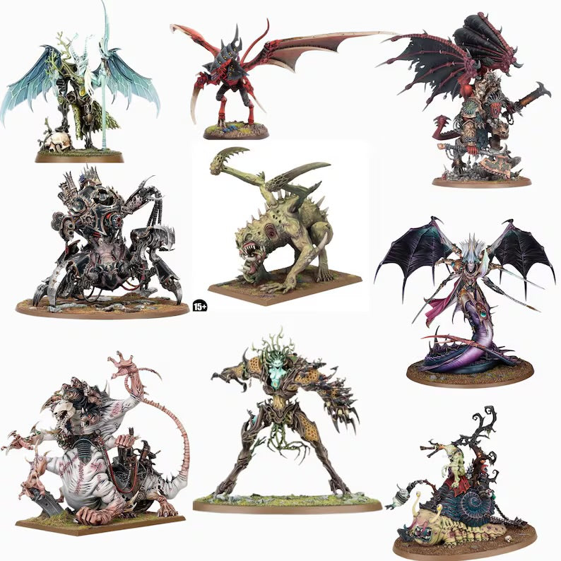 10.000 Warhammer STL Mega Pack – Space Marines, Chaos, Tyranids, and mour