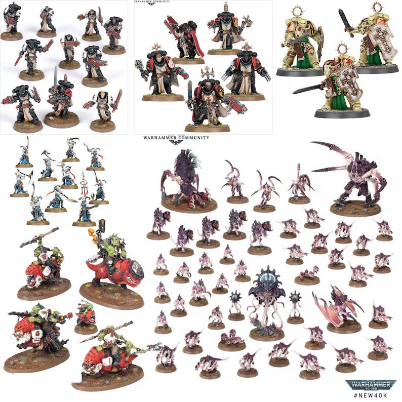 10.000 Warhammer STL Mega Pack – Space Marines, Chaos, Tyranids, and mour