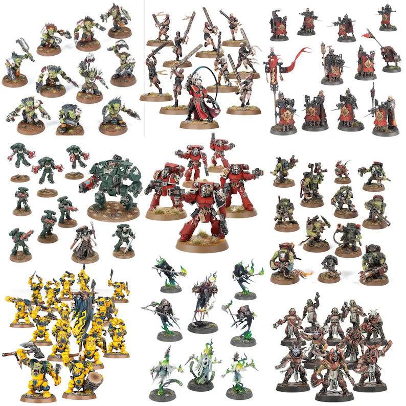 10.000 Warhammer STL Mega Pack – Space Marines, Chaos, Tyranids, and mour