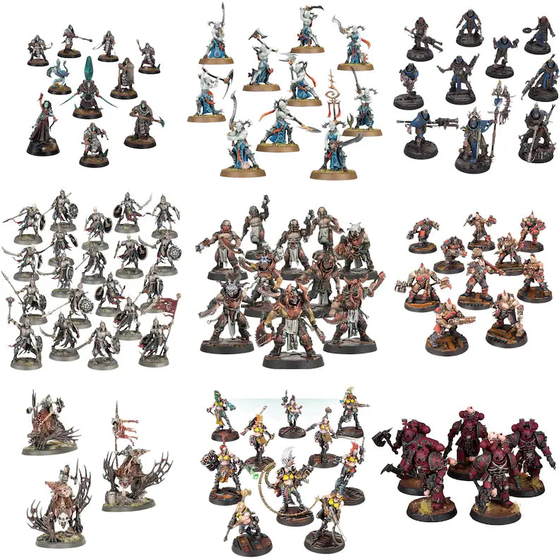 10.000 Warhammer STL Mega Pack – Space Marines, Chaos, Tyranids, and mour